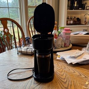 Black Single Serve Coffee Maker